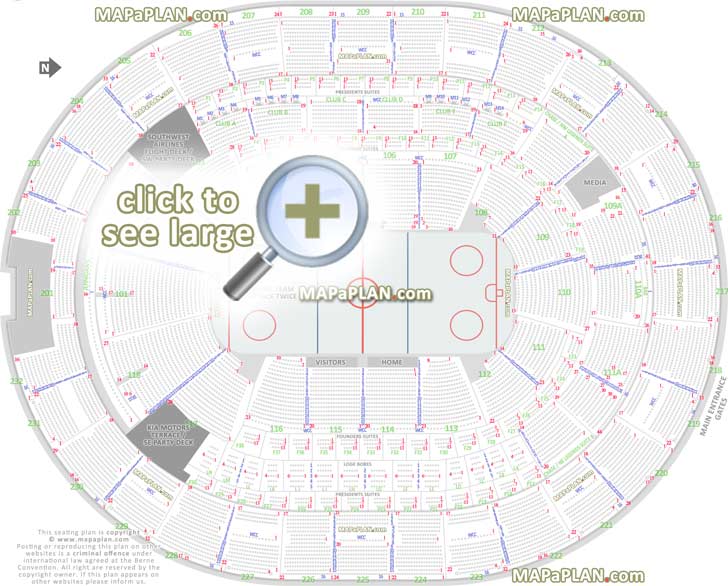 Staples Center Detailed Seating Chart