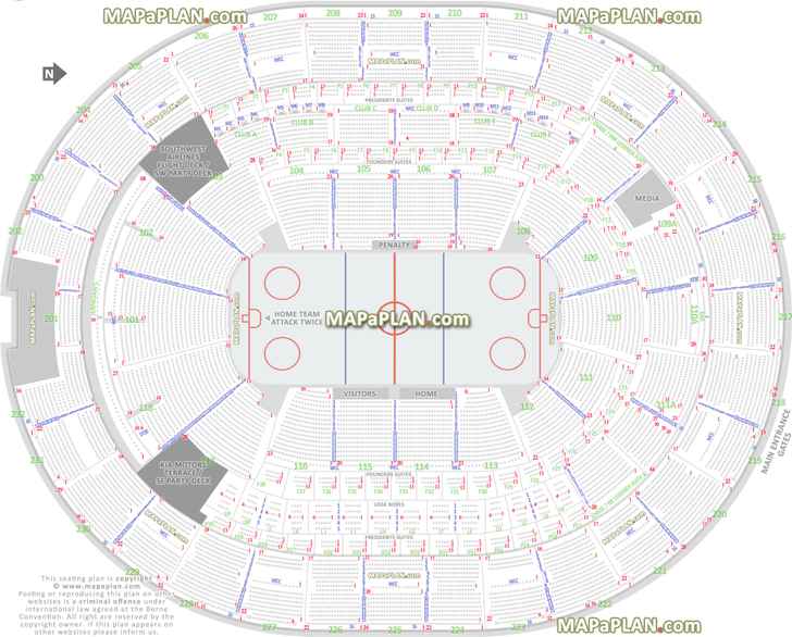 Staples Center Detailed Seating Chart