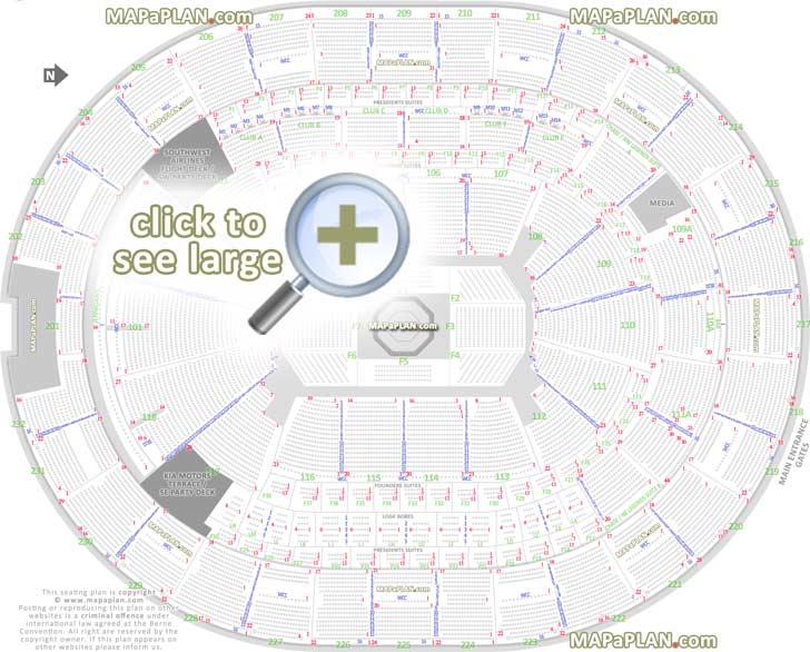 ufc mma fights fully seated setup viewer premium luxury executive vip lounge main entrance gates map wheelchair disabled seating Orlando Kia Center seating chart