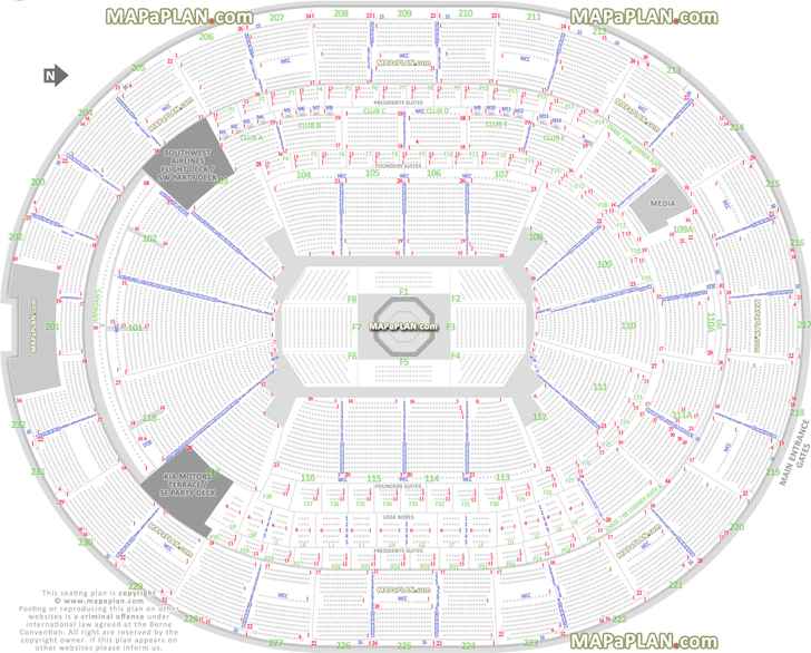 Msg Seating Chart Mma