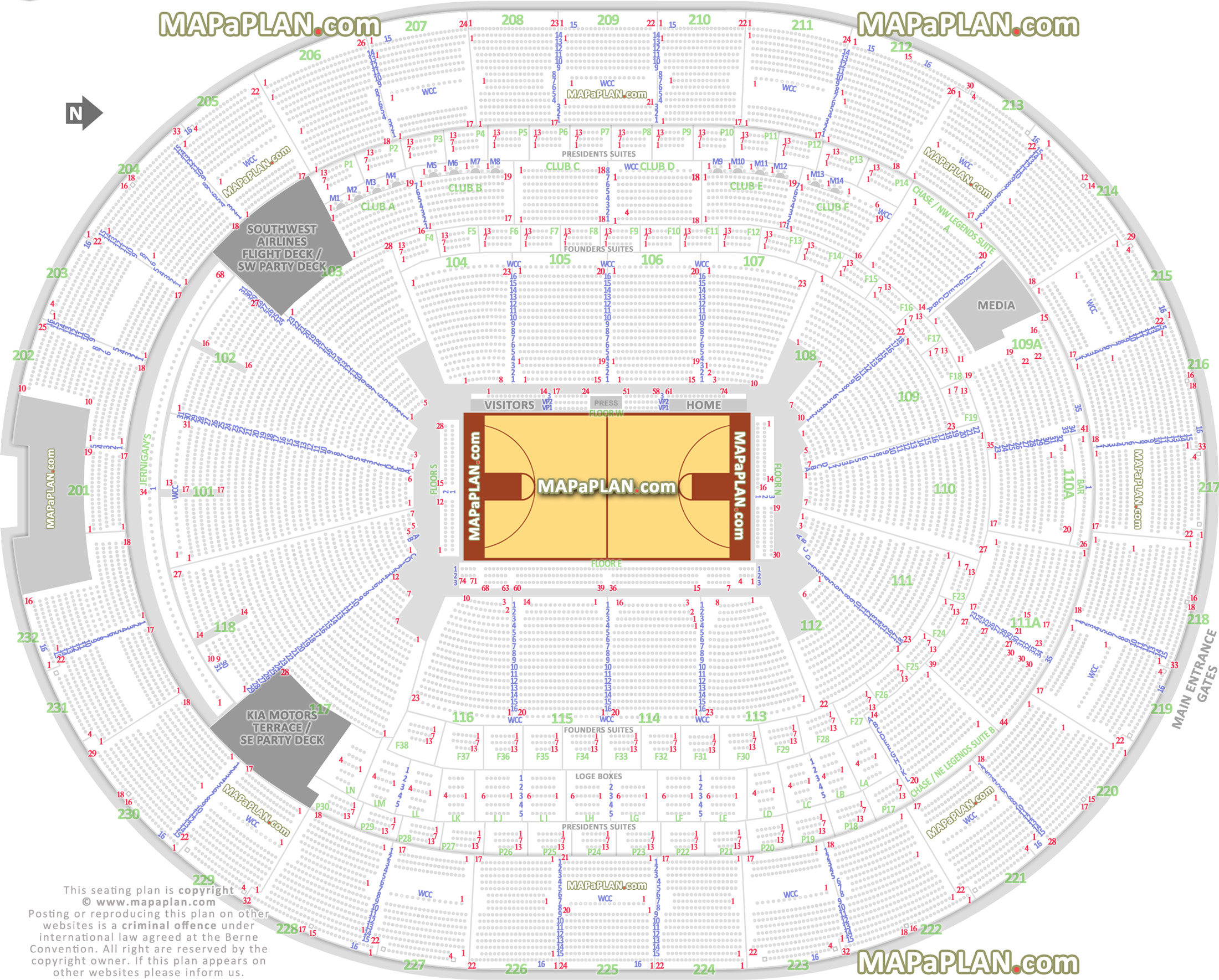 Orlando Magic Arena Seating Chart