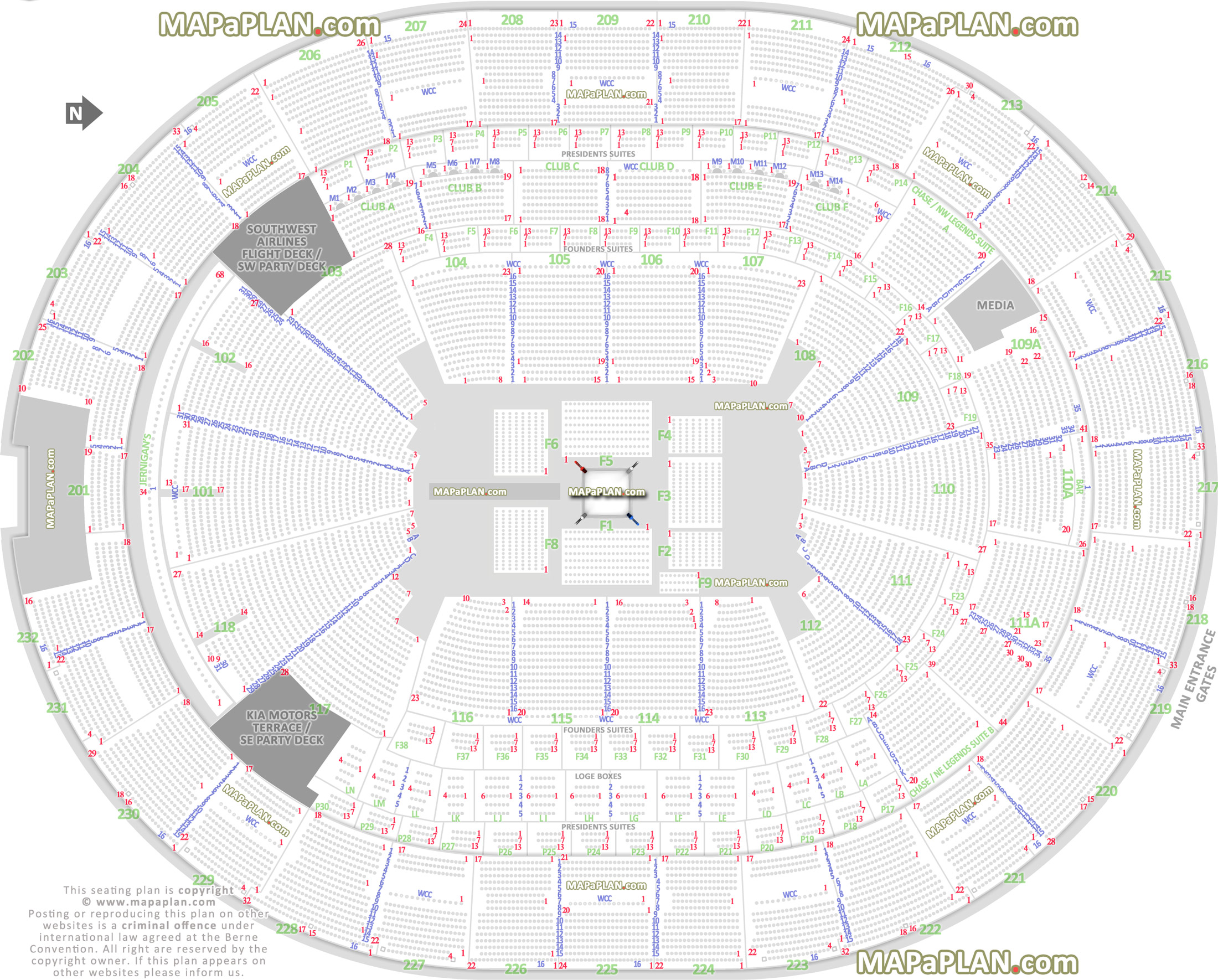 Wwe Amway Seating Chart