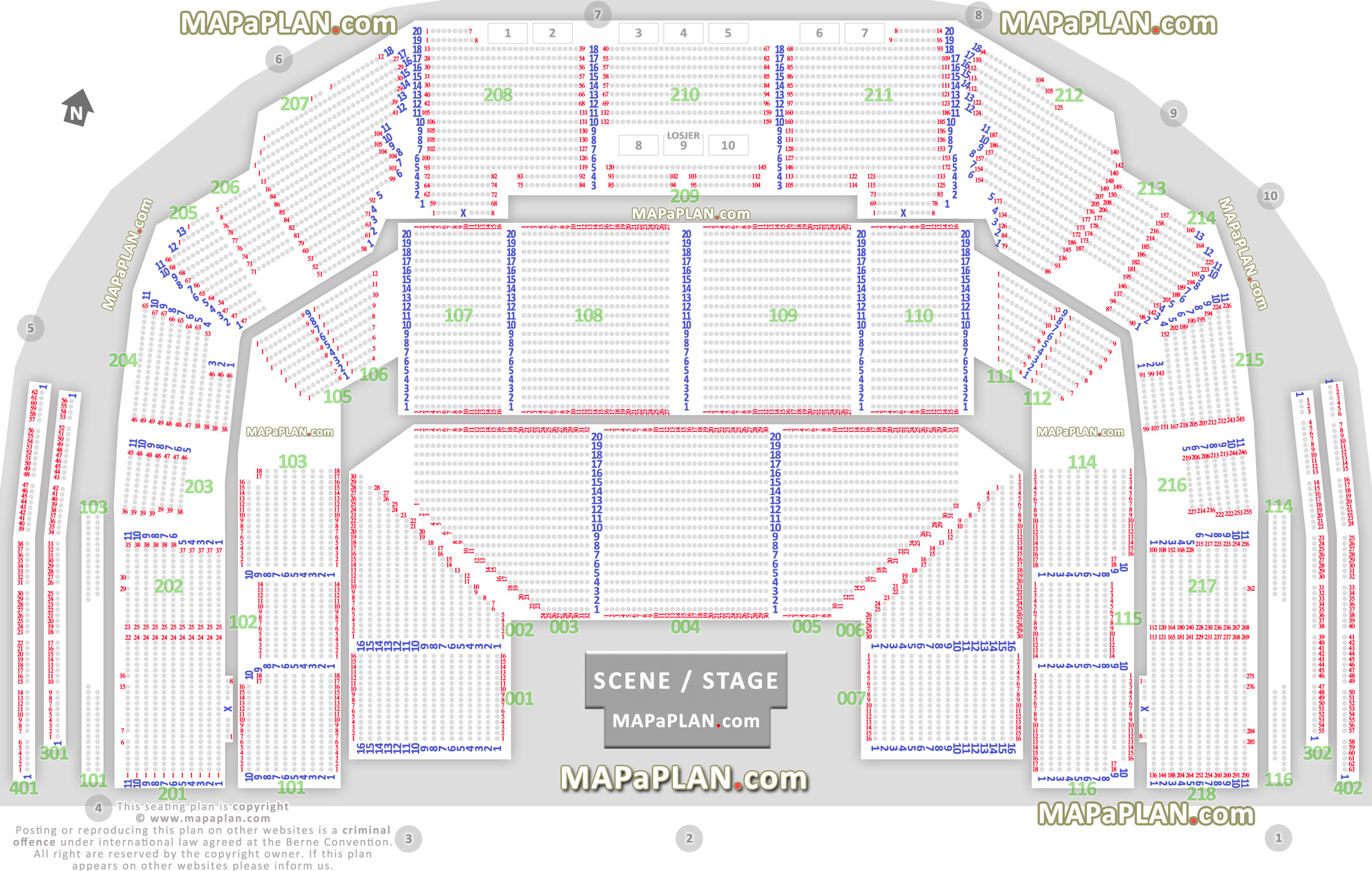 Oslo Spektrum Seating Chart