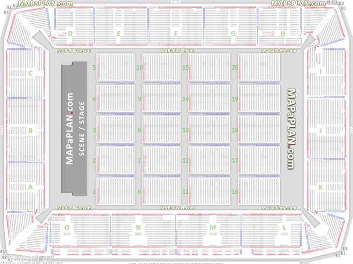 Golden 1 Center Seating Chart With Seat Numbers