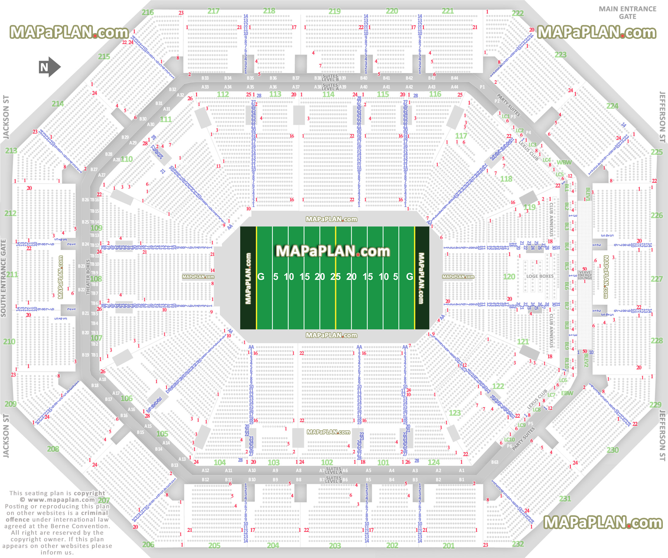 Phoenix Arizona Stadium Seating Chart