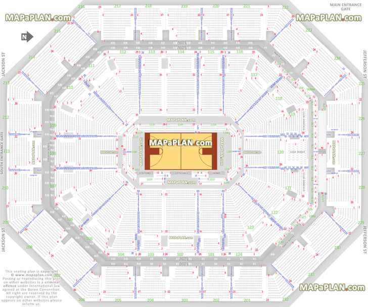 Talking Stick Arena Suns Seating Chart