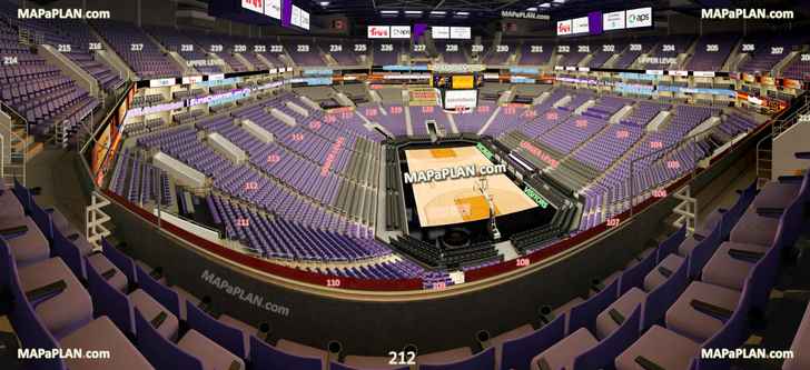 Talking Stick Resort Arena Seating Chart With Seat Numbers