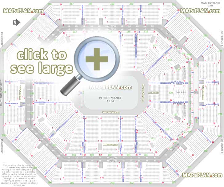 Talking Stick Resort Arena Interactive Seating Chart