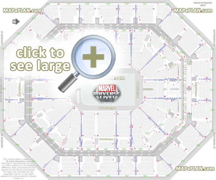 marvel universe live new show interactive balcony best seat selection arrangement review diagram sro standing room only area verve energy lounge Phoenix Footprint Center Arena seating chart