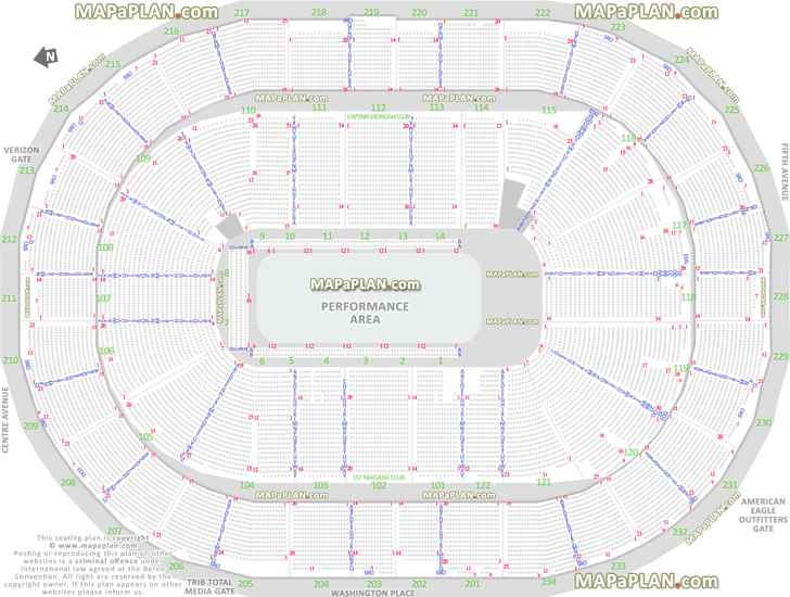 Pnc Park Seating Chart With Rows And Seat Numbers