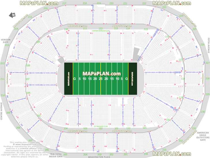 First Niagara Pittsburgh Seating Chart