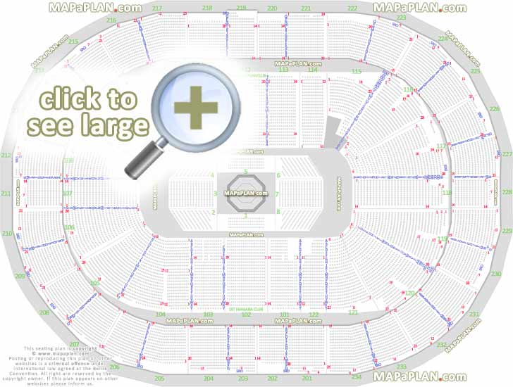 Rogers Arena Seating Chart Ufc