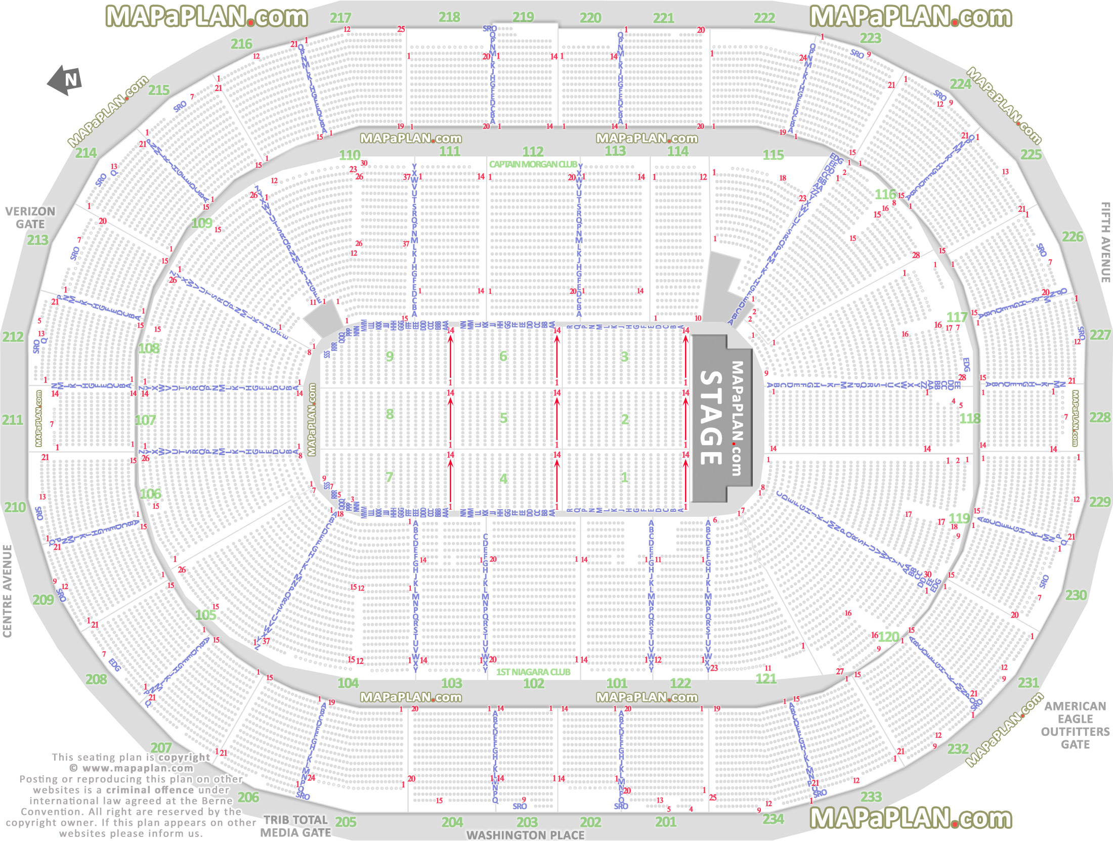detailed seat row numbers end stage concert sections floor plan map arena lower upper bowl level layout Pittsburgh PPG Paints Arena seating chart