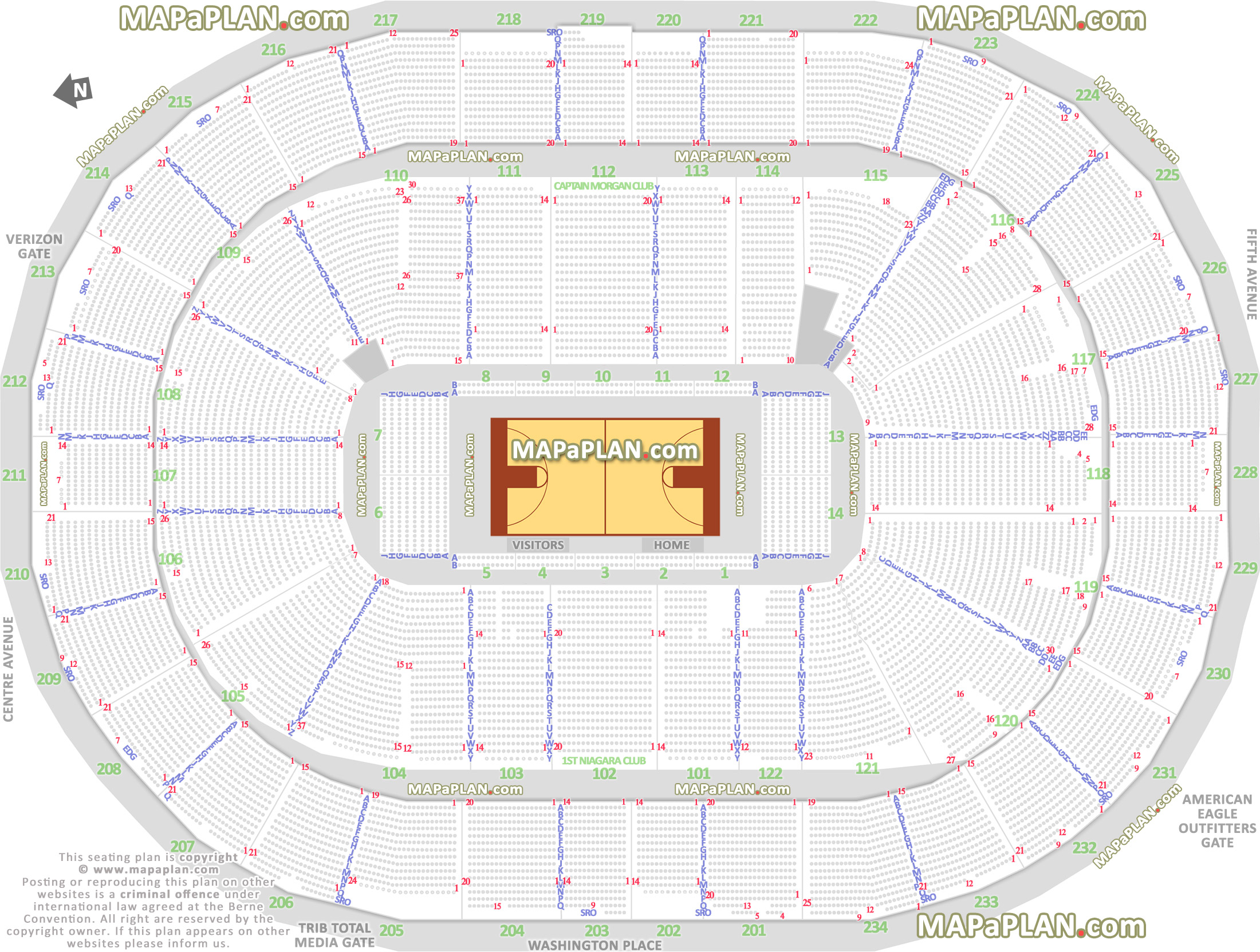 Consol Energy Center Seating Chart Basketball