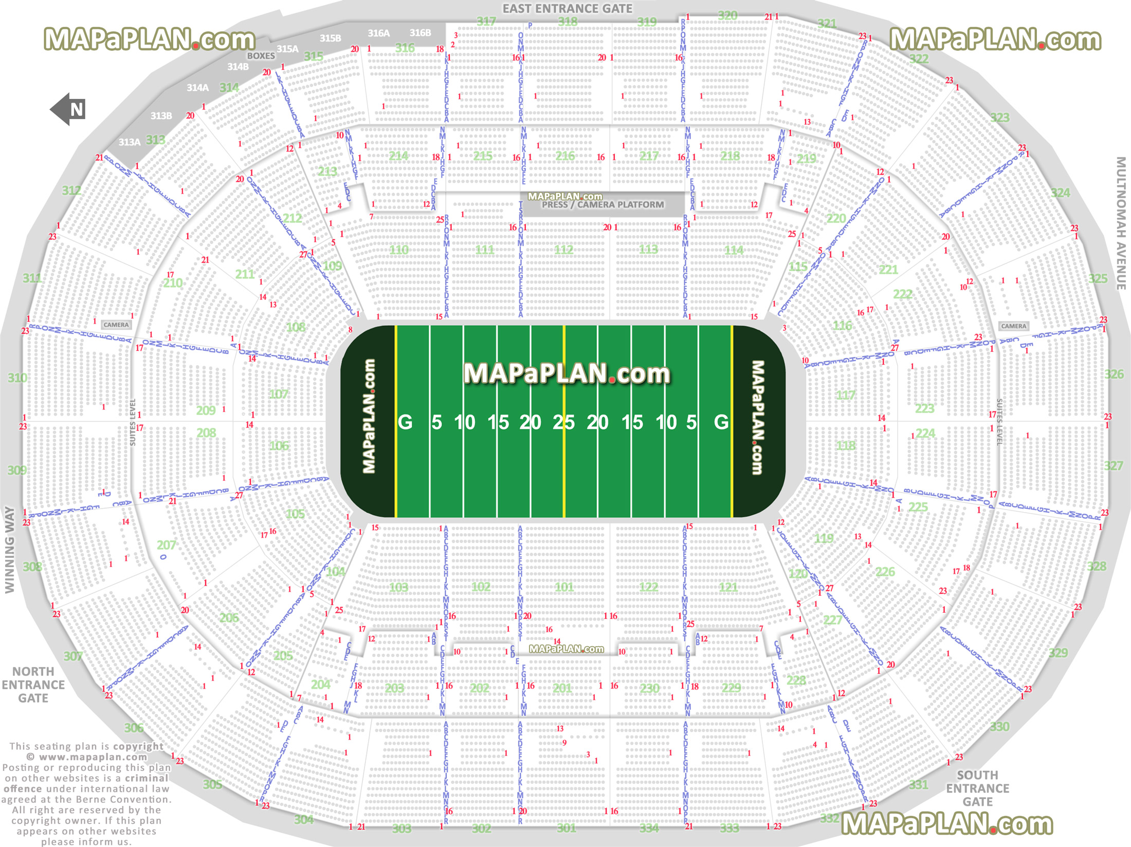 Thunder Seating Chart View