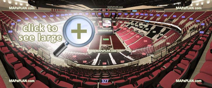 Moda Center (Rose Garden Arena) seat & row numbers detailed ...