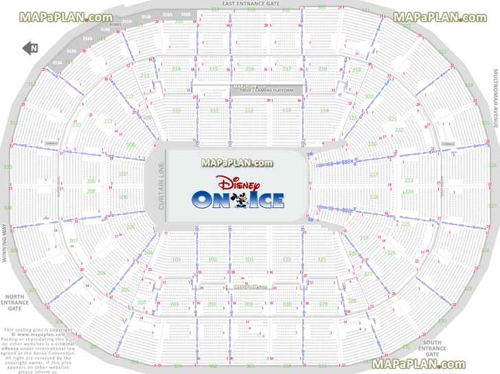 Disney On Ice Moda Center Seating Chart