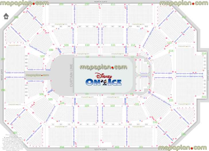 Philips Arena Disney On Ice Seating Chart