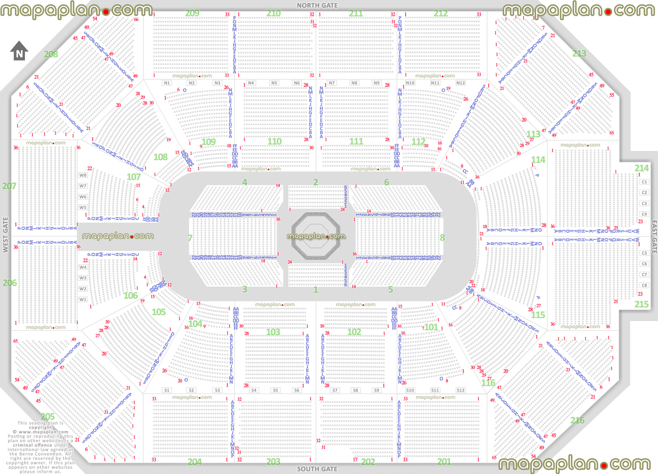 marvel universe live new show interactive best seat selection arrangement review diagram balcony sections 201 202 203 204 205 206 207 208 209 210 211 212 213 214 215 216aufc mma fights fully seated setup detailed chart viewer standing room only sro area main entrance gate map exits wheelchair disabled handicap accessible seats Rosemont Allstate Arena seating chart