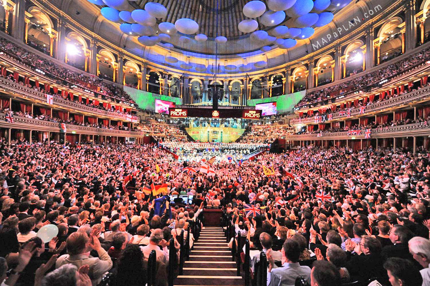 loggia box 18 19 seat view proms music performance Royal Albert Hall seating plan