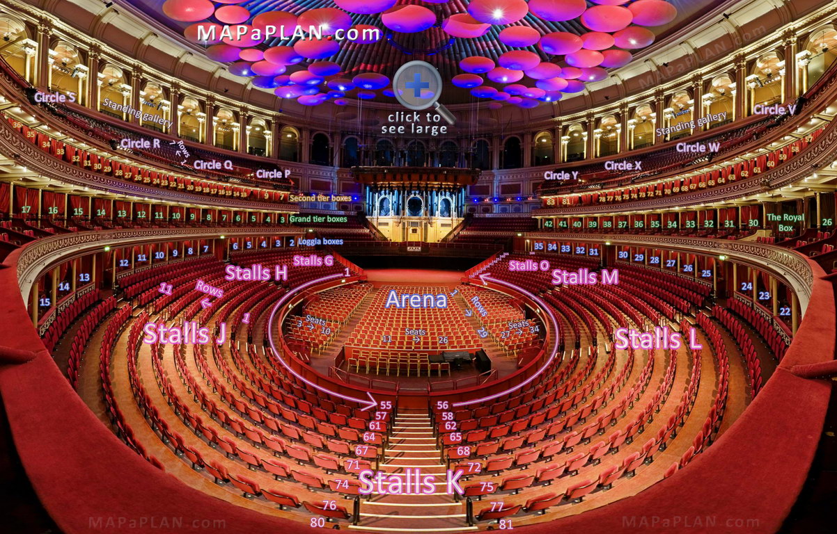 Royal Albert Hall Detailed Seat Numbers Seating Plan Mapaplan Com