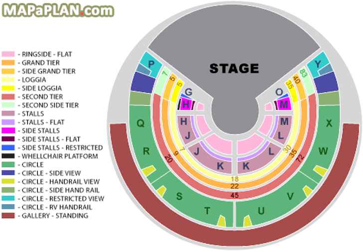 Albert Hall Seating Chart