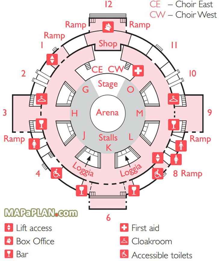 London County Hall Seating Chart