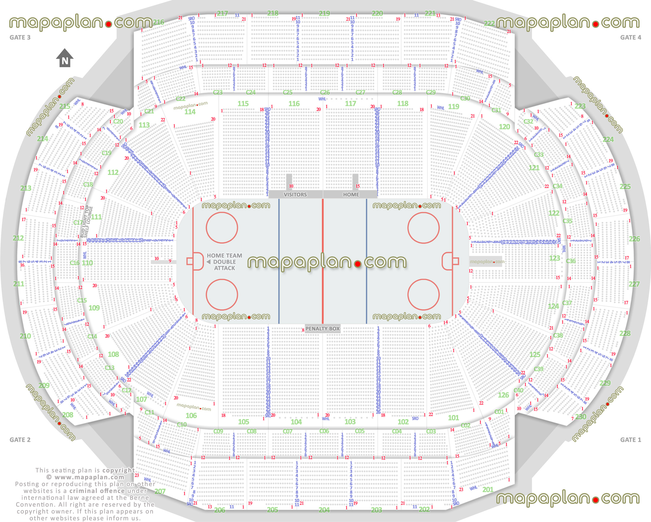 Wild Nhl Seating Chart