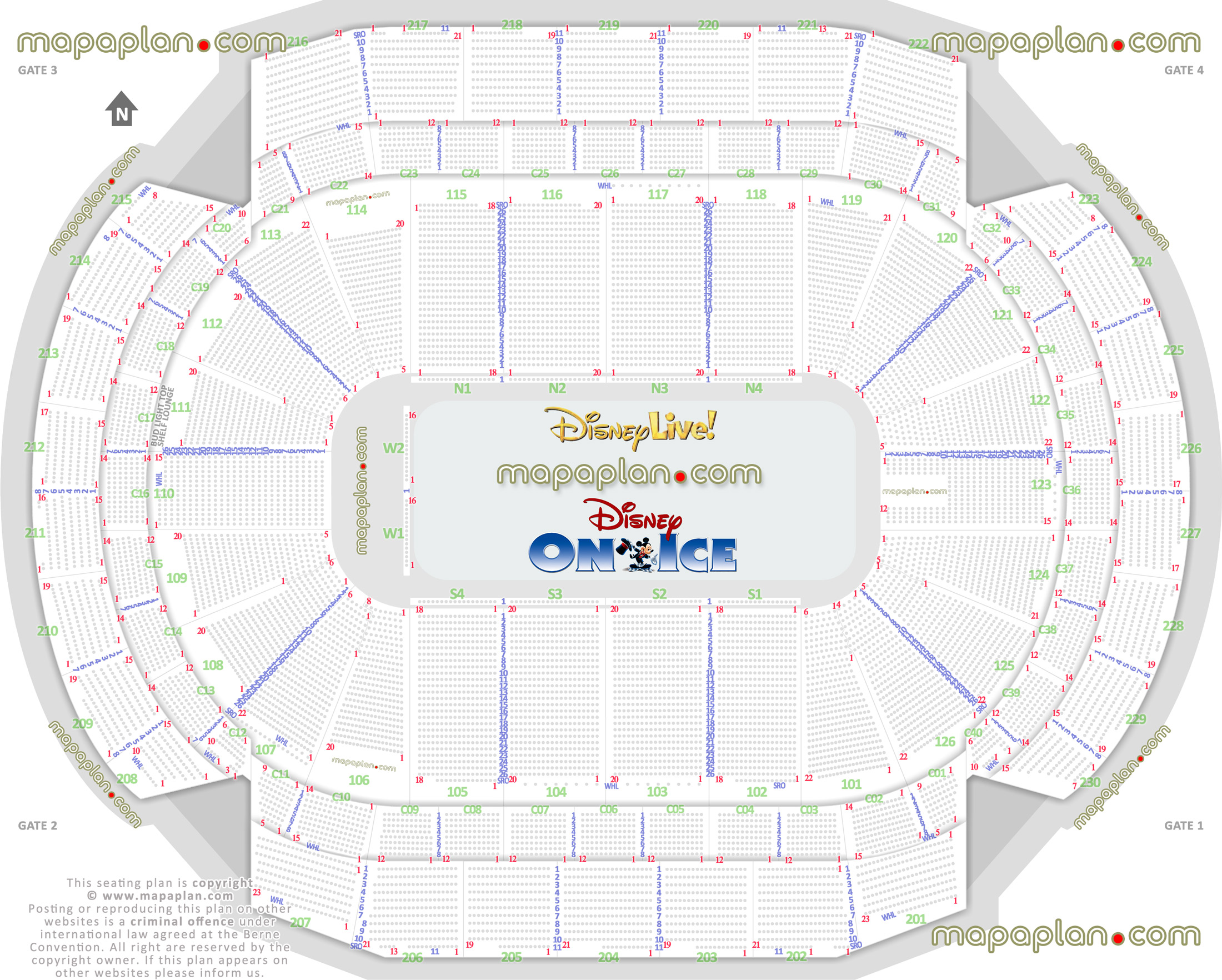 Consol Energy Center Seating Chart Disney On Ice