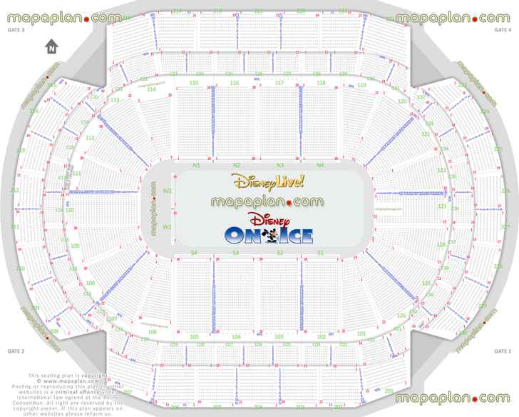 Consol Energy Center Seating Chart Wwe