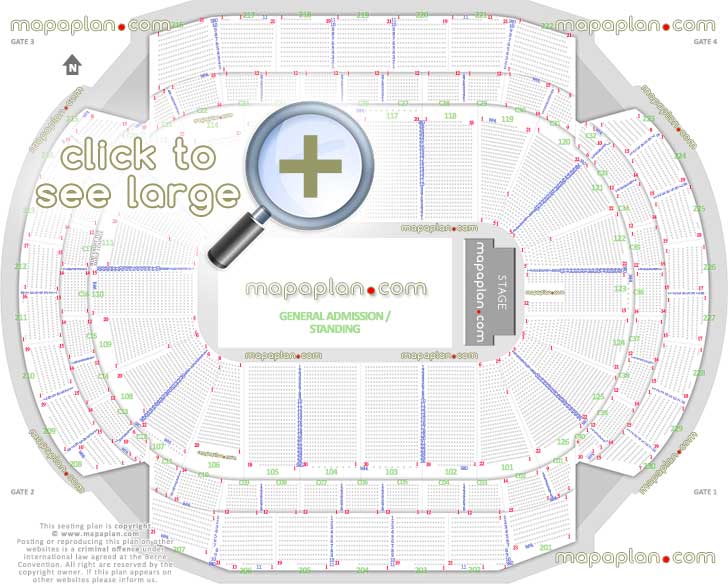 Td Garden Seating Chart With Seat Numbers Concert