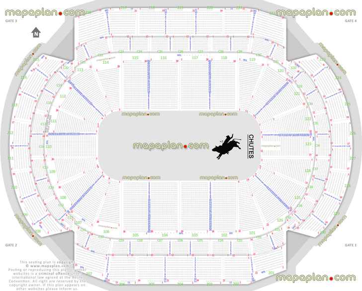 Chesapeake Energy Arena Seating Chart Pbr