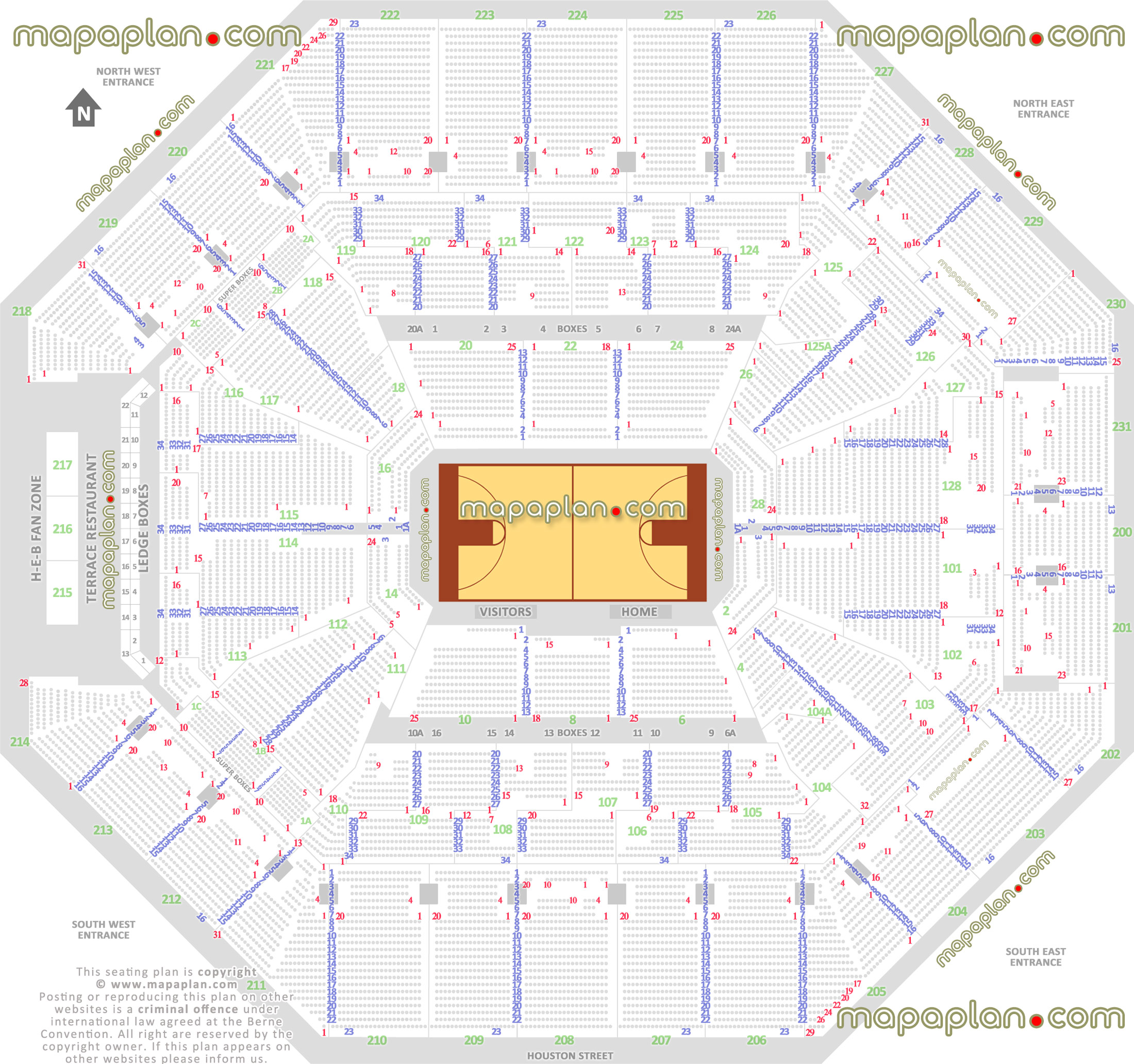 San Antonio Rodeo Seating Chart With Rows