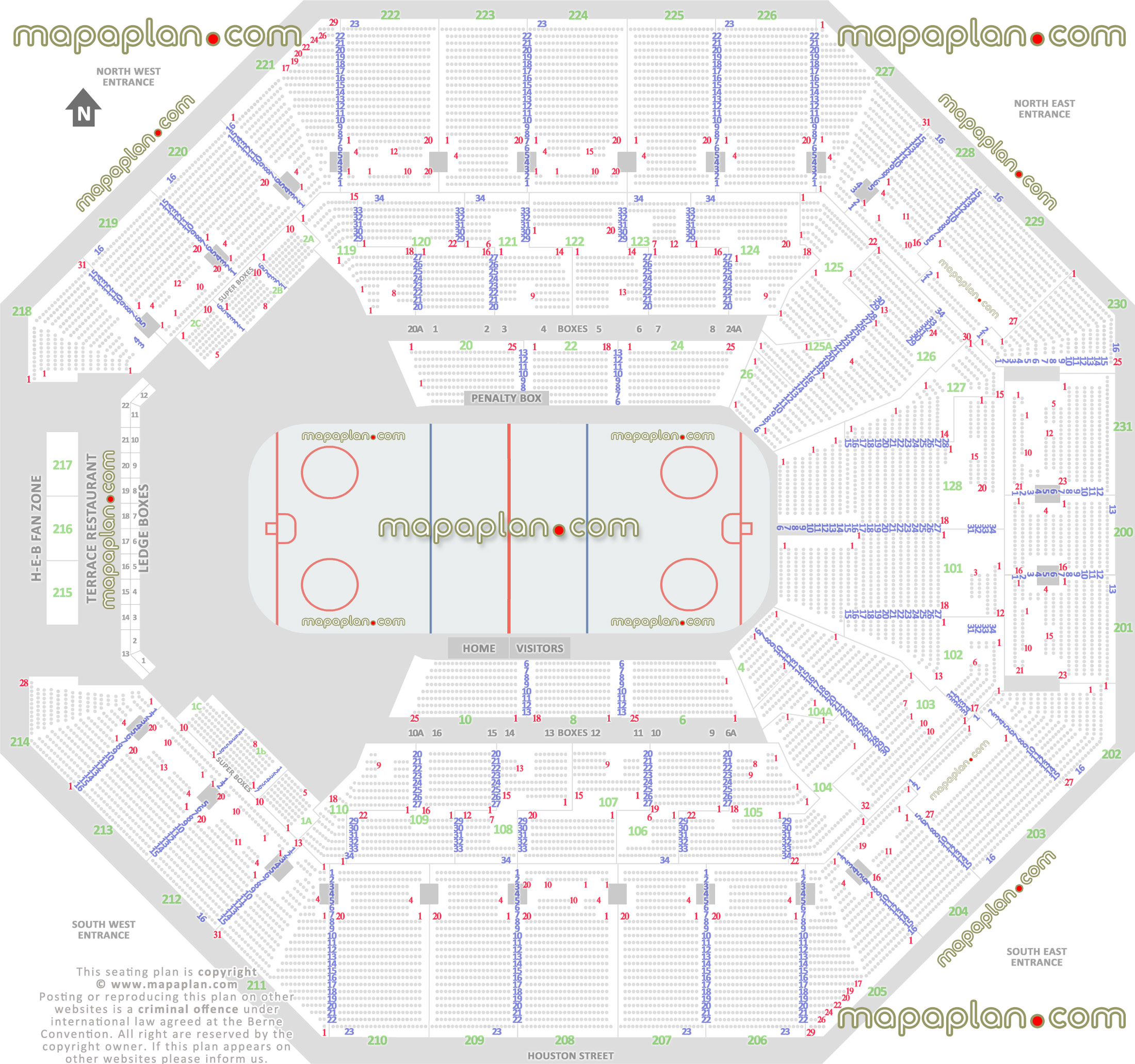 Rampage Seating Chart