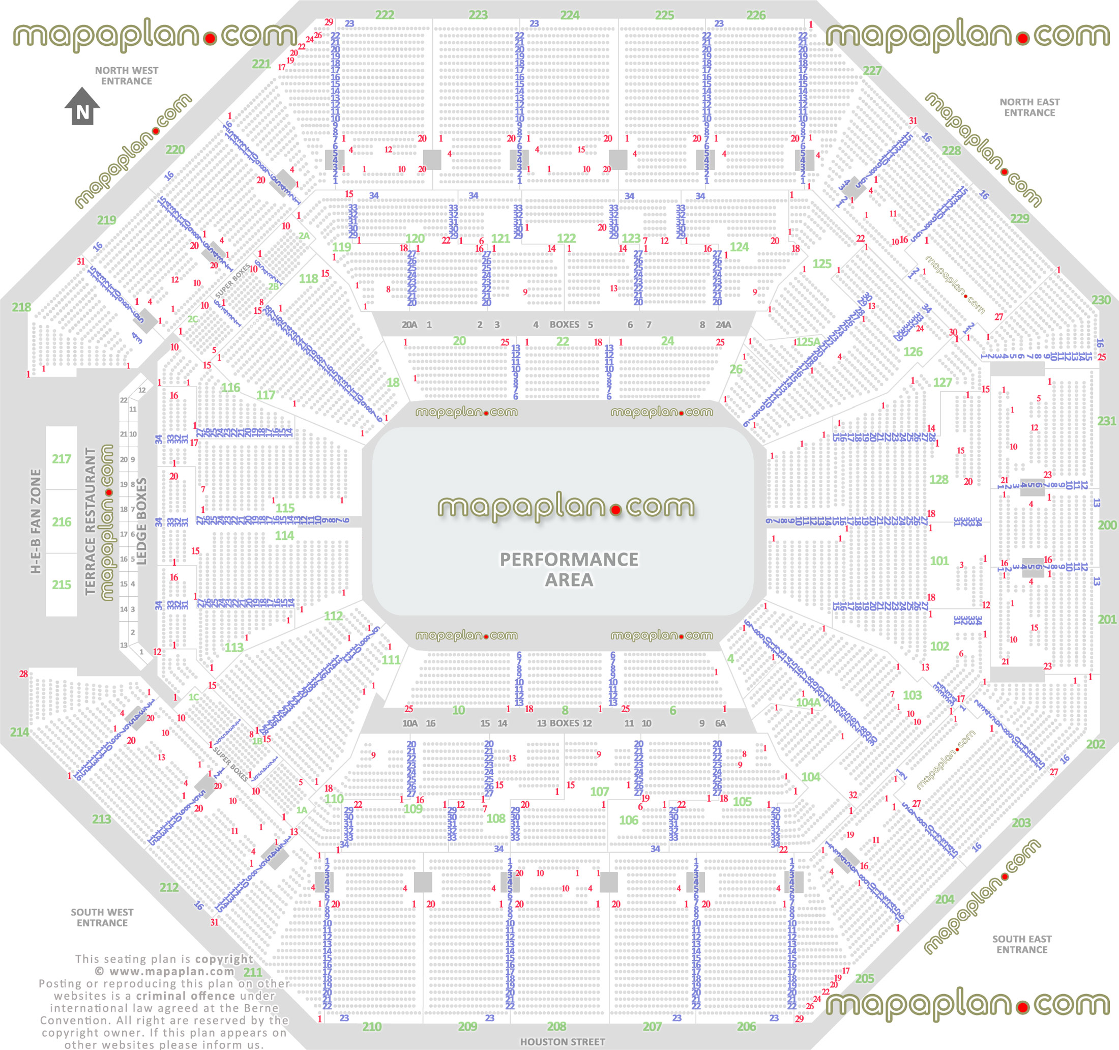 Seating Chart For San Antonio Rodeo