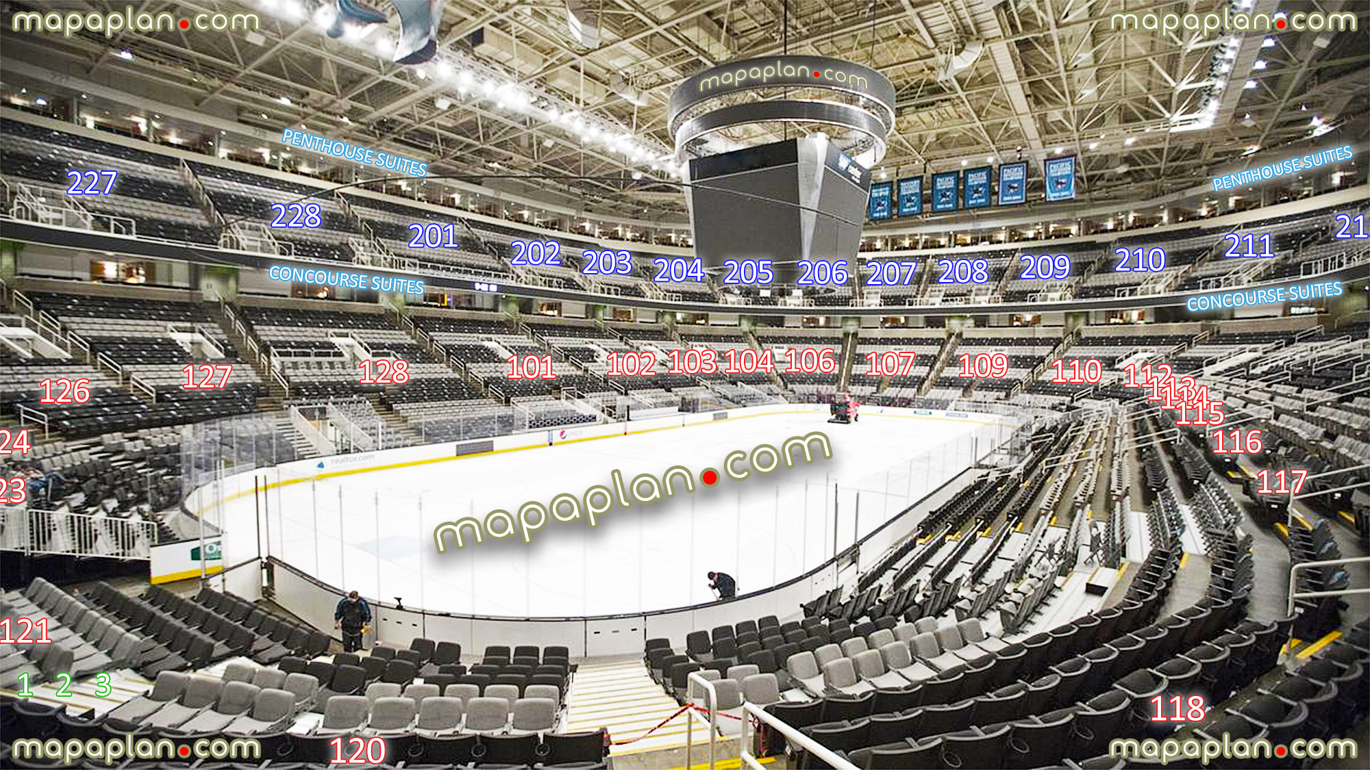 Sap Center San Jose 3d Seating Chart