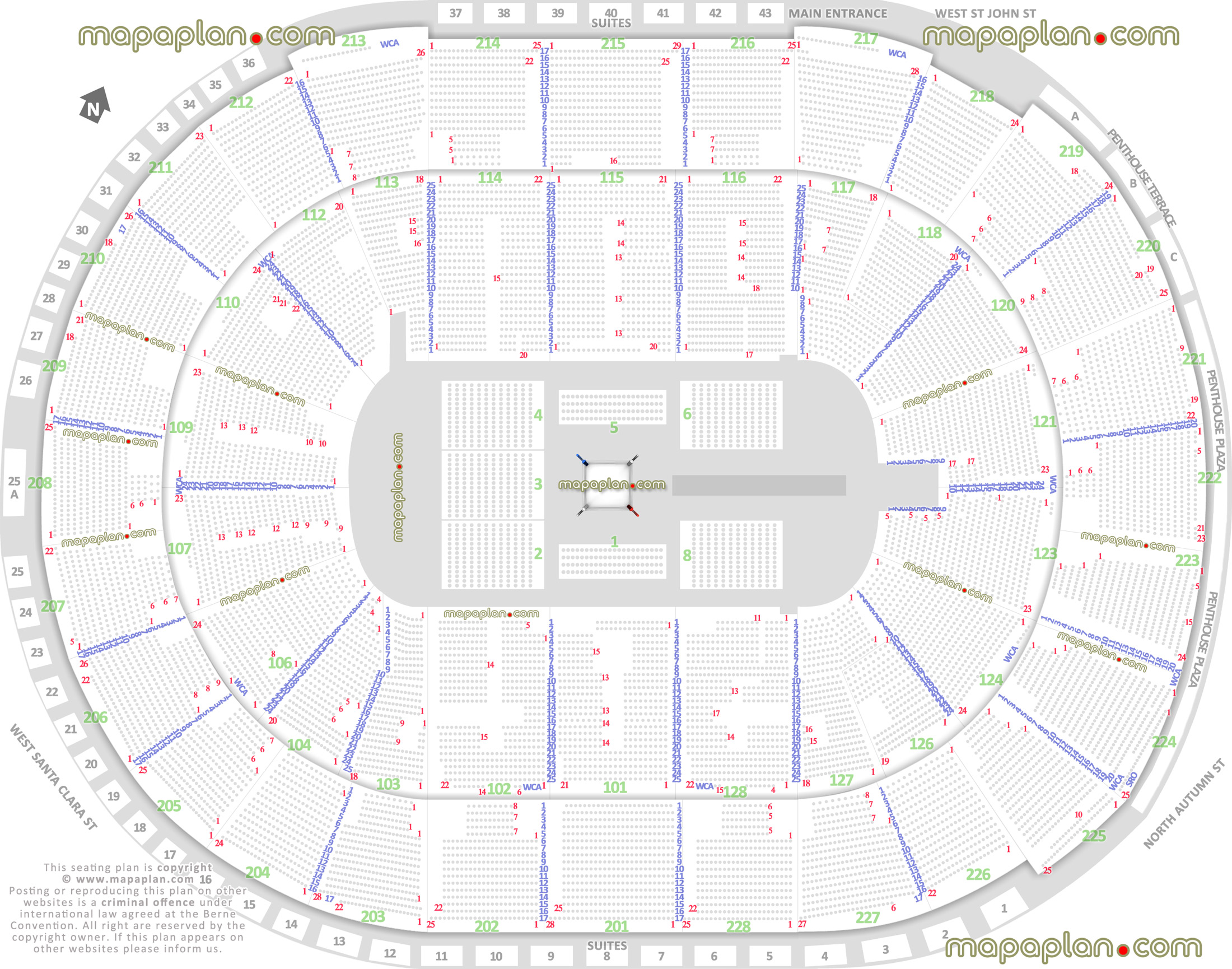 Cow Palace Seating Chart Wrestling