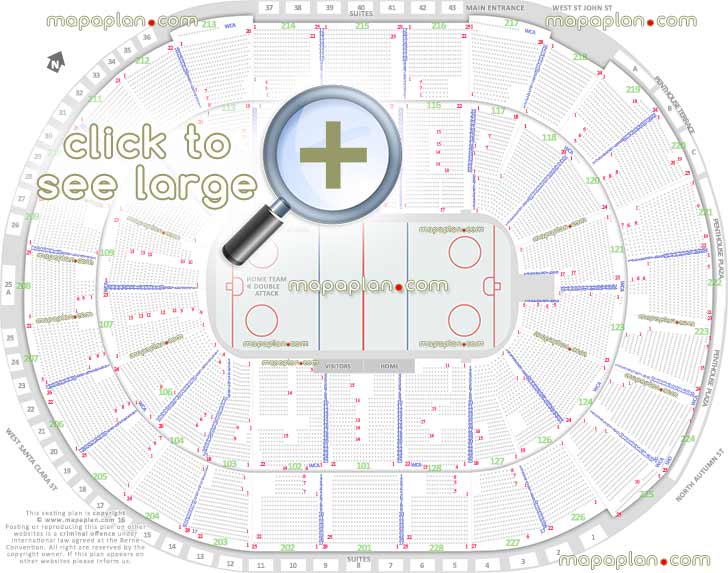 Sap Center Virtual Seating Chart