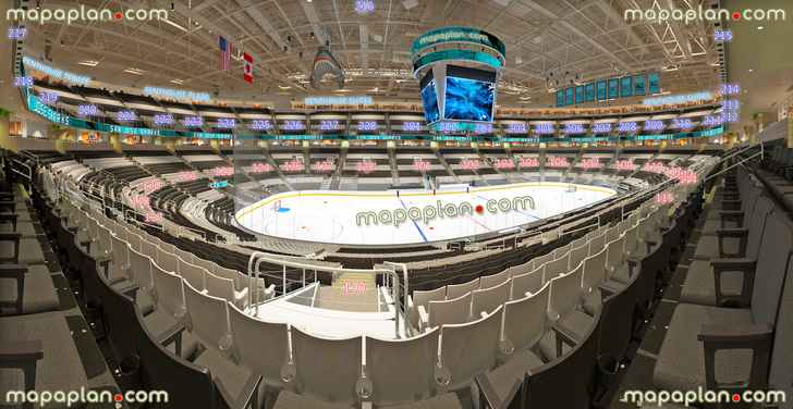 San Jose Sharks Seating Chart Seat Numbers