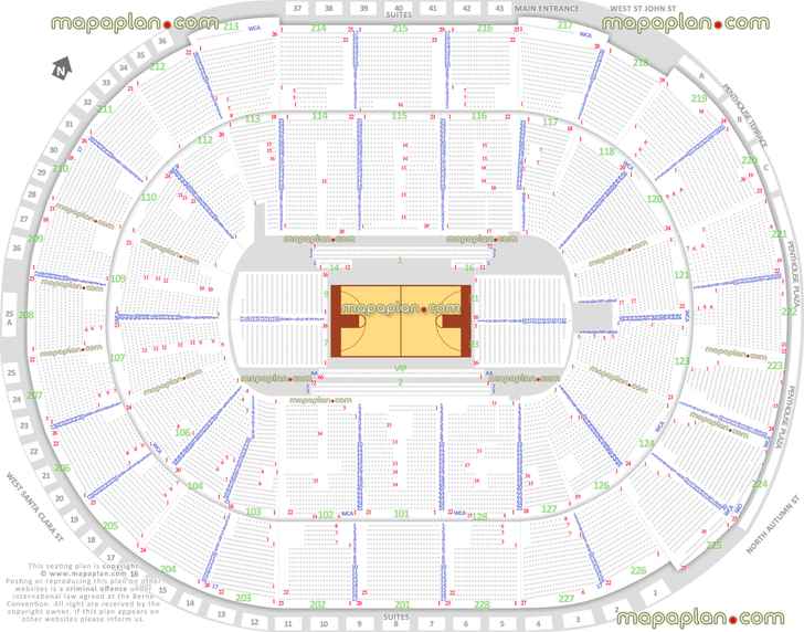 California Theater San Jose Seating Chart