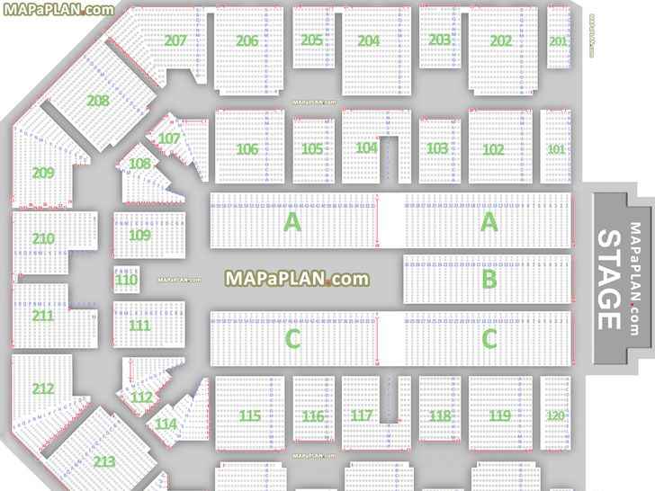 Mackey Arena Interactive Seating Chart