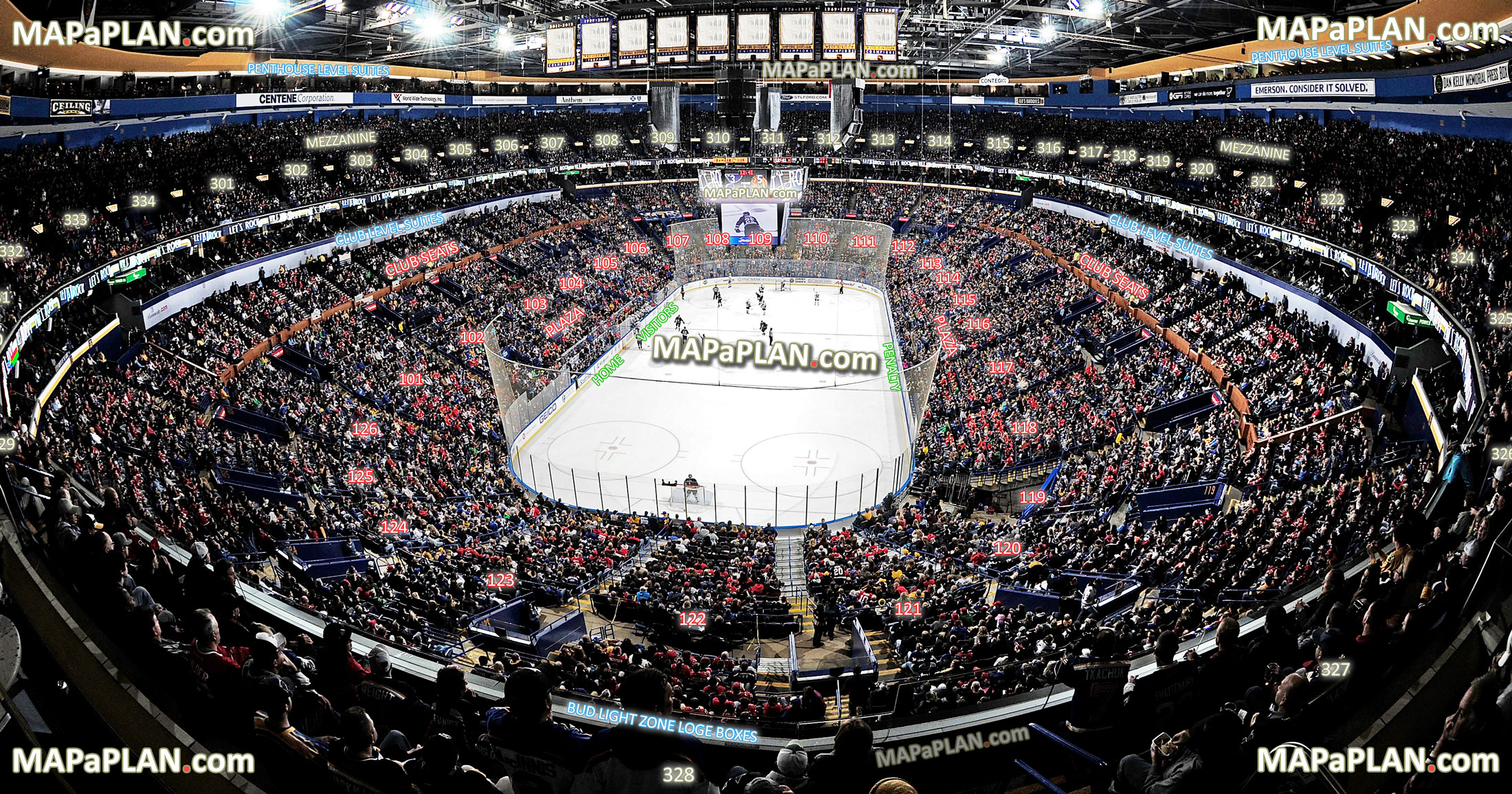 St Louis Blues Seating Chart Rows