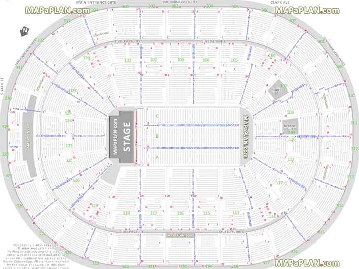 Scottrade Center Seat Row Numbers Detailed Seating Chart St