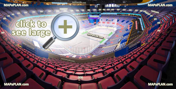 view section 308 row n seat 12 ice hockey rink blues home bench visitors penalty club penthouse level suites bud light zone loge boxes St. Louis Enterprise Center seating chart