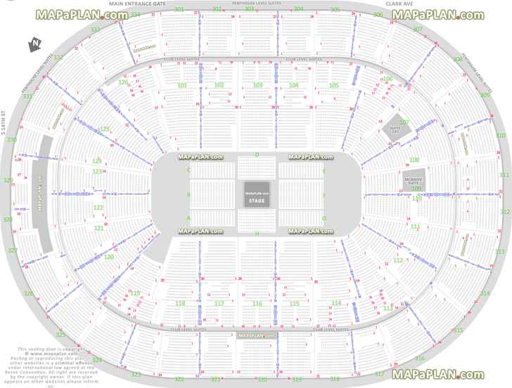 Joe Louis Arena Seating Chart With Rows