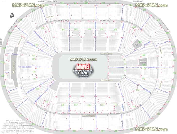 Rupp Arena Seating Chart With Seat Numbers