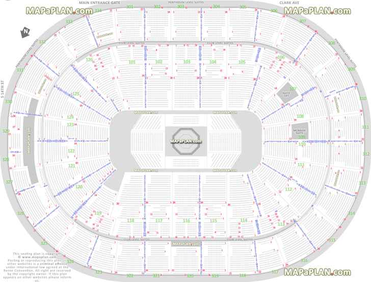 ufc mma fights fully seated setup chart viewer standing room only sro area main entrance gate exit detailed map wheelchair disabled handicap accessible seats St. Louis Enterprise Center seating chart