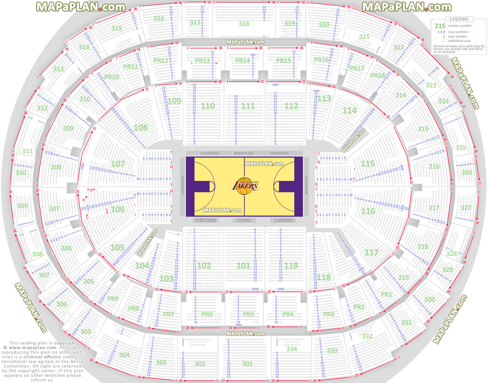 Staples Concert Seating Chart