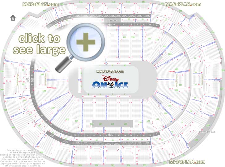 disney ice show seating arrangement review diagram best partial obstructed view finder precise aisle numbering location data Sunrise FLA Live Arena seating chart