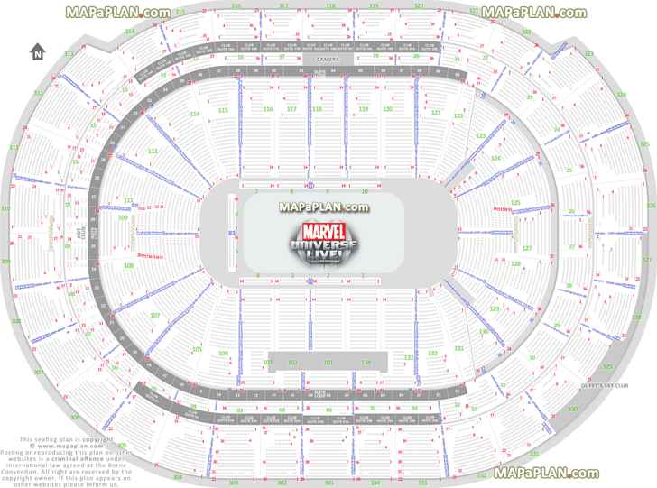 Allstate Arena Seating Chart Marvel Universe